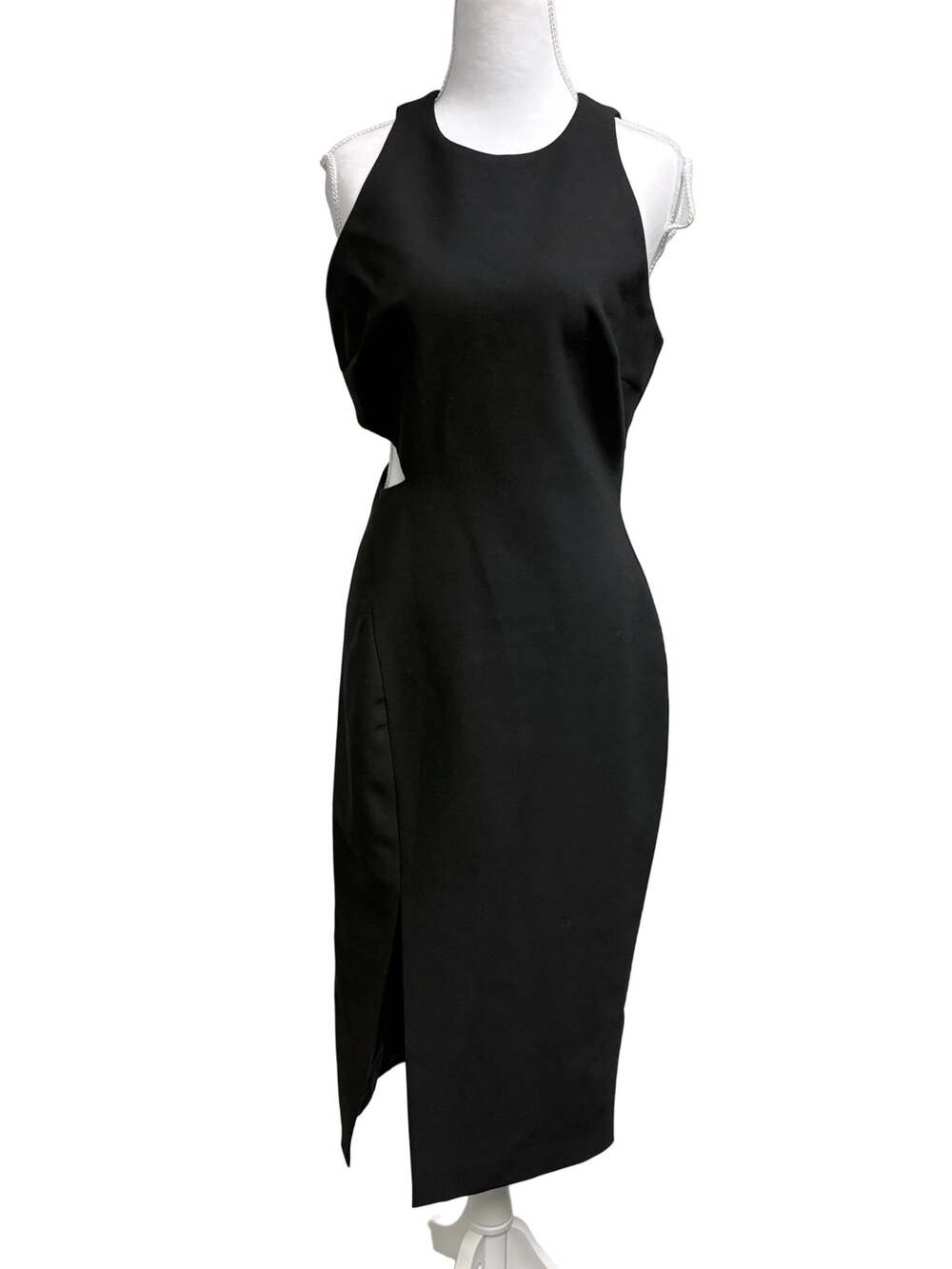 Elizabeth and James Black Cocktail Dress